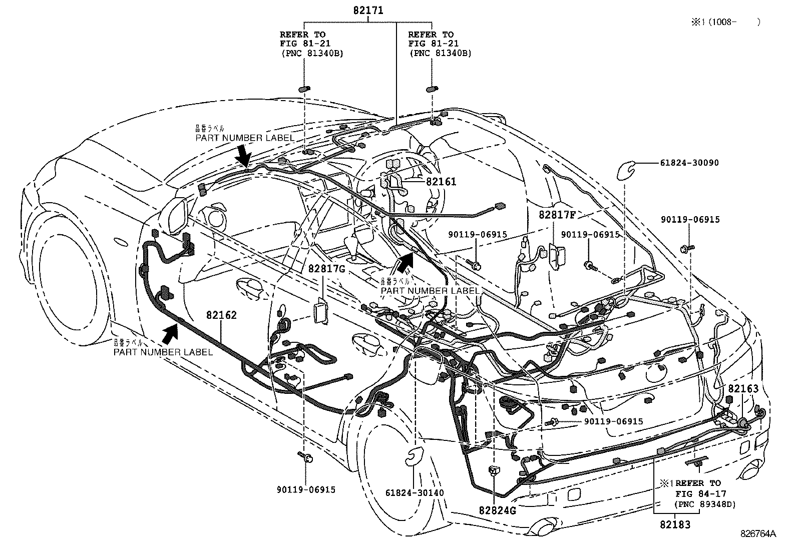  IS250 350 |  WIRING CLAMP