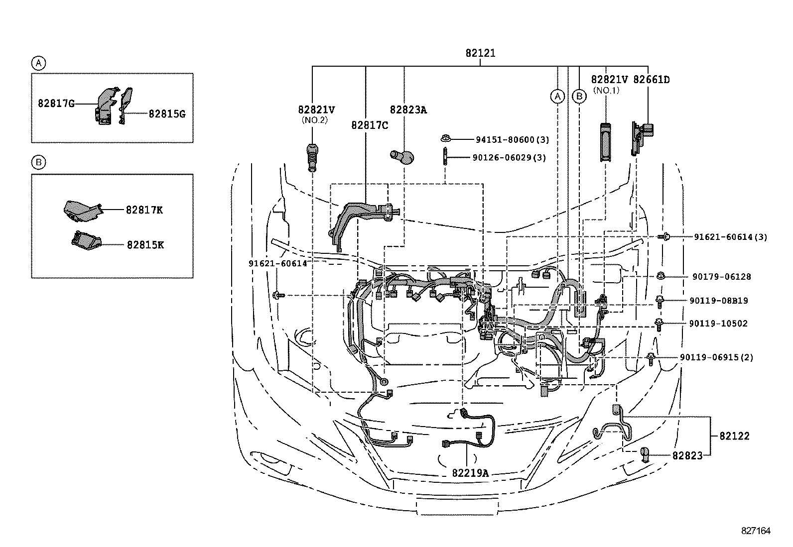  RX270 350 450H |  WIRING CLAMP