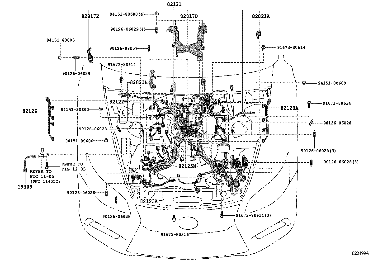  LS460 460L |  WIRING CLAMP