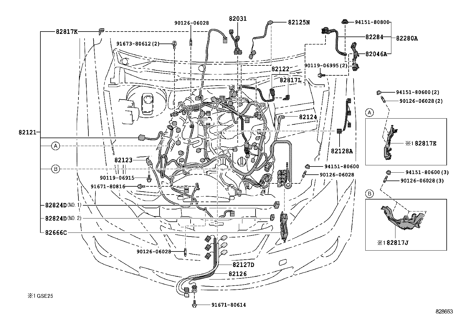  IS250 350 |  WIRING CLAMP