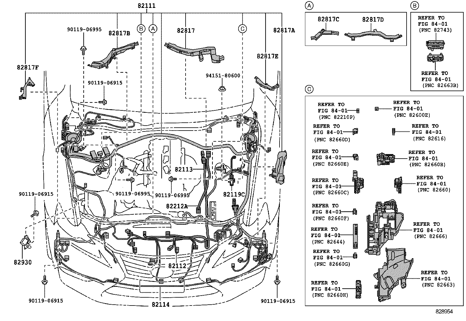  IS250 350 300H |  WIRING CLAMP