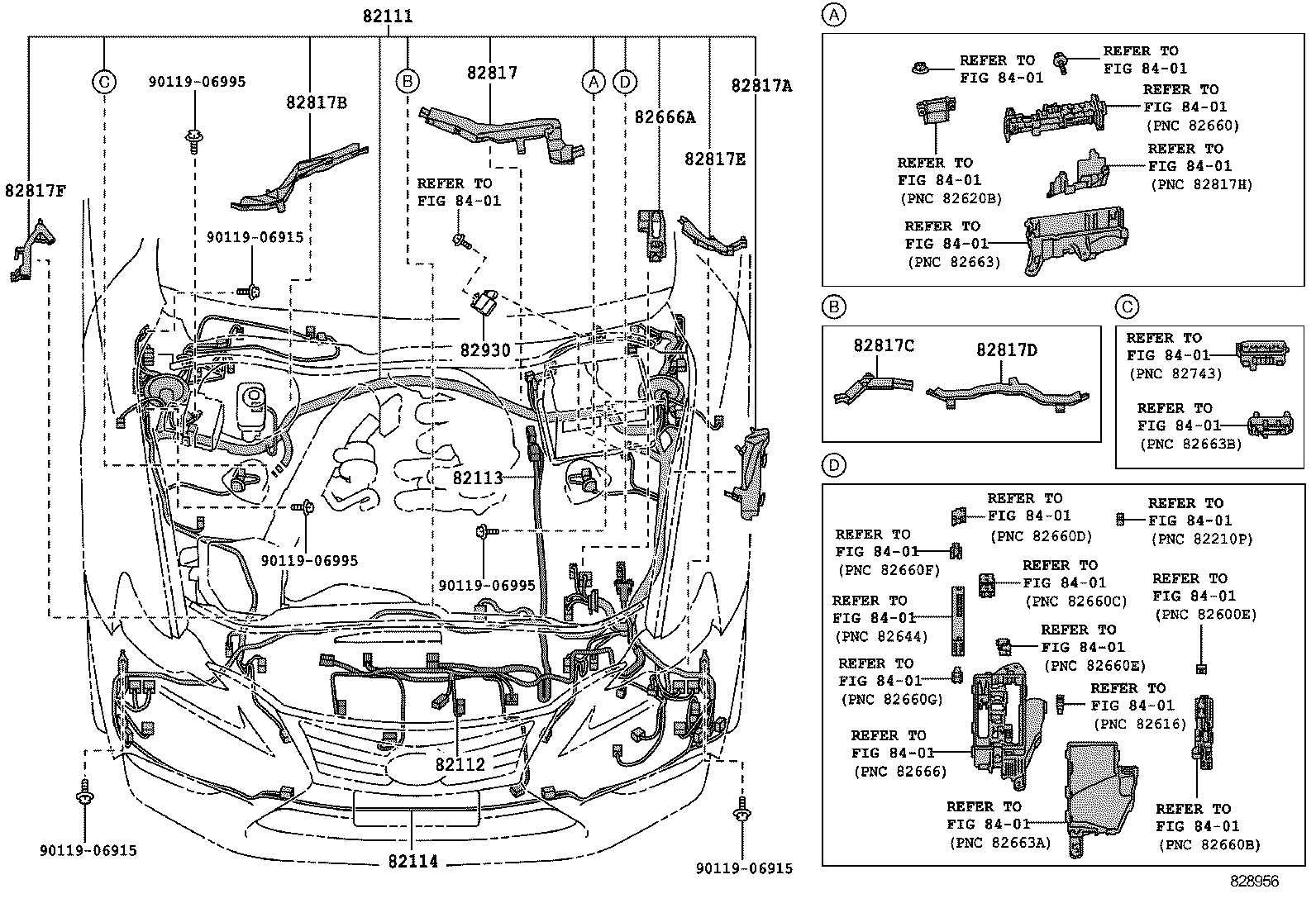  IS250 350 300H |  WIRING CLAMP