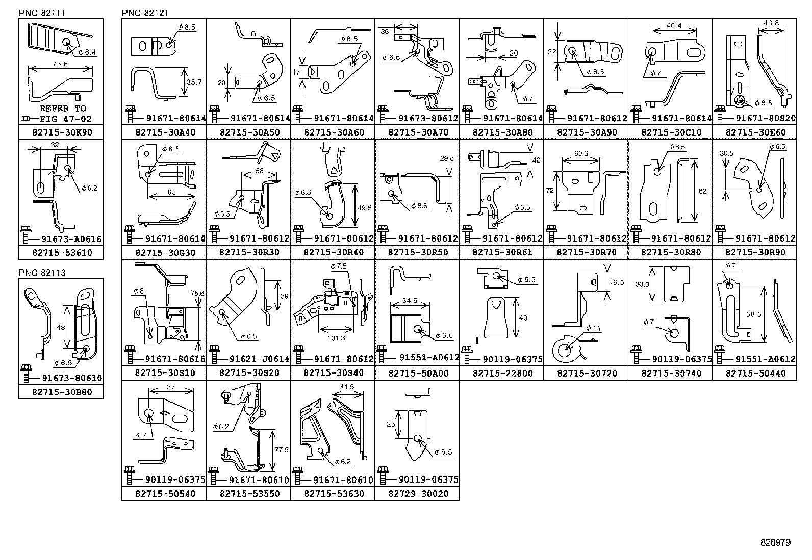  IS250 350 300H |  WIRING CLAMP