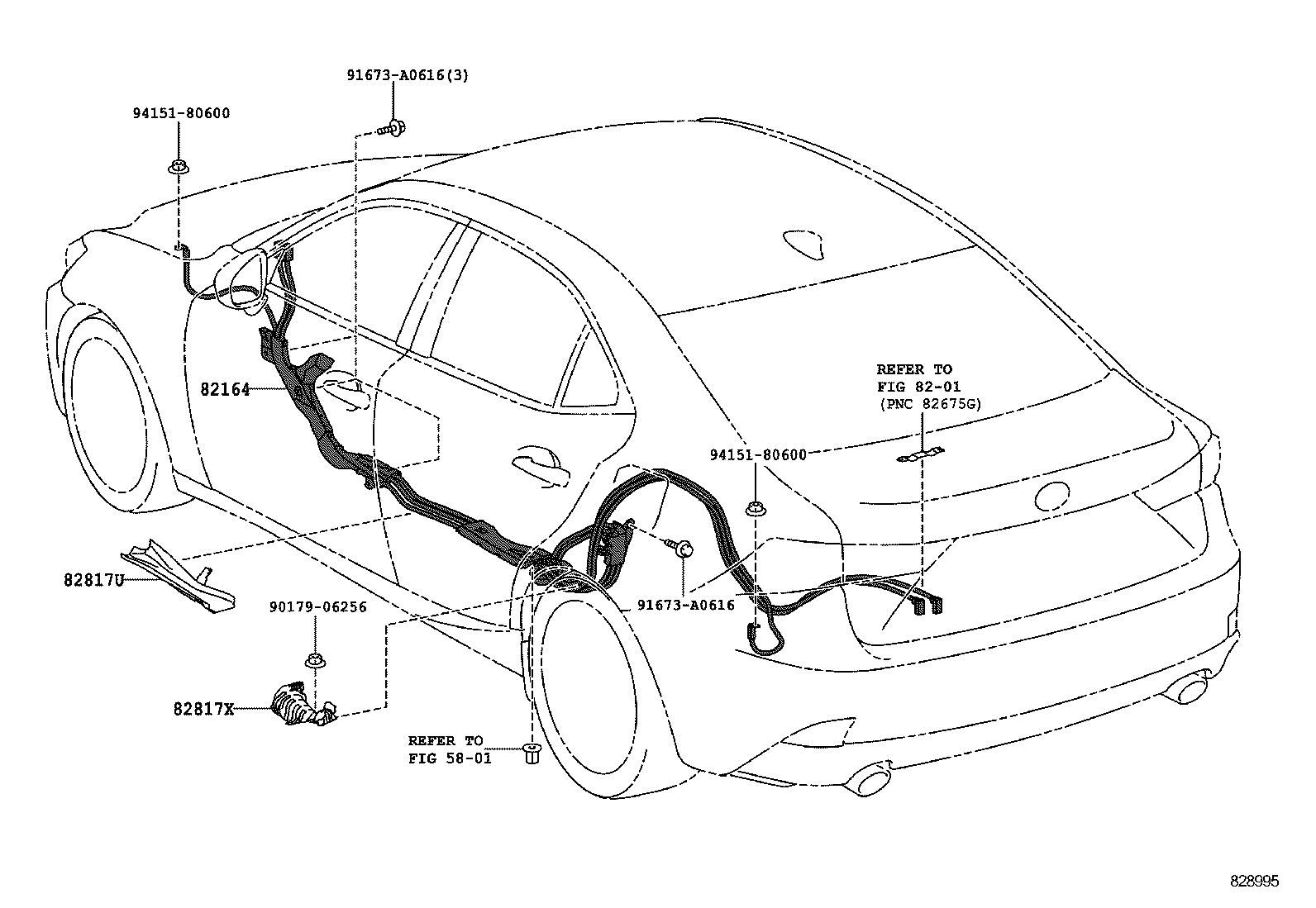  IS250 350 300H |  WIRING CLAMP