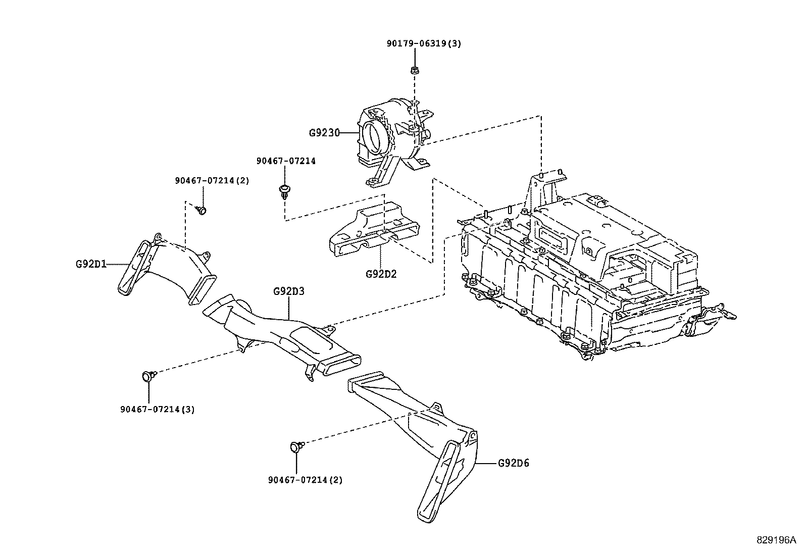  GS250 350 450H |  BATTERY BATTERY CABLE