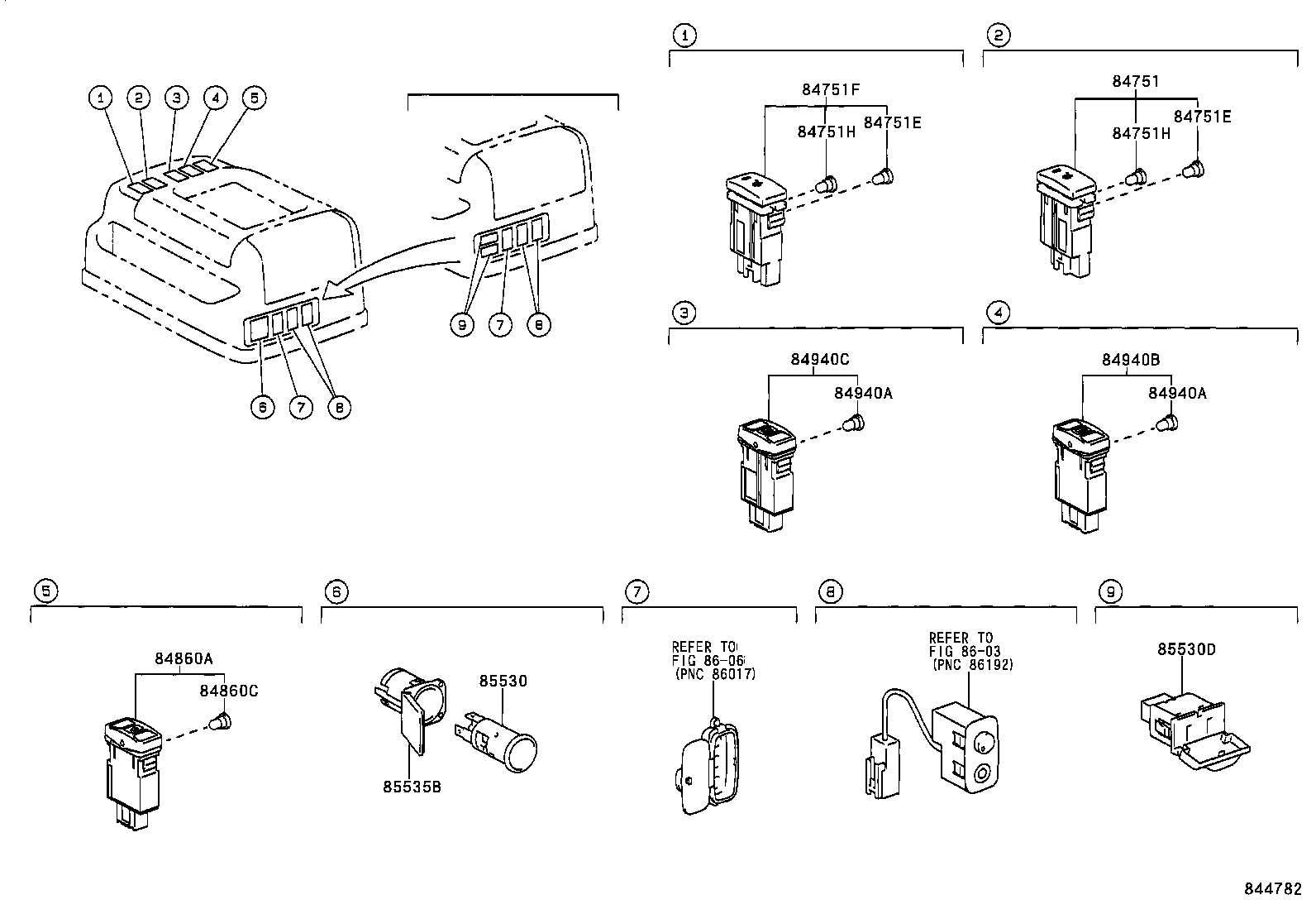  ALPHARD G V |  SWITCH RELAY COMPUTER