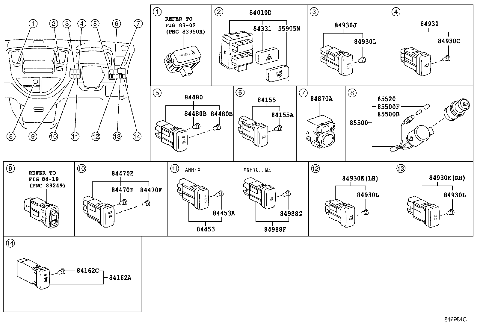  ALPHARD G V |  SWITCH RELAY COMPUTER