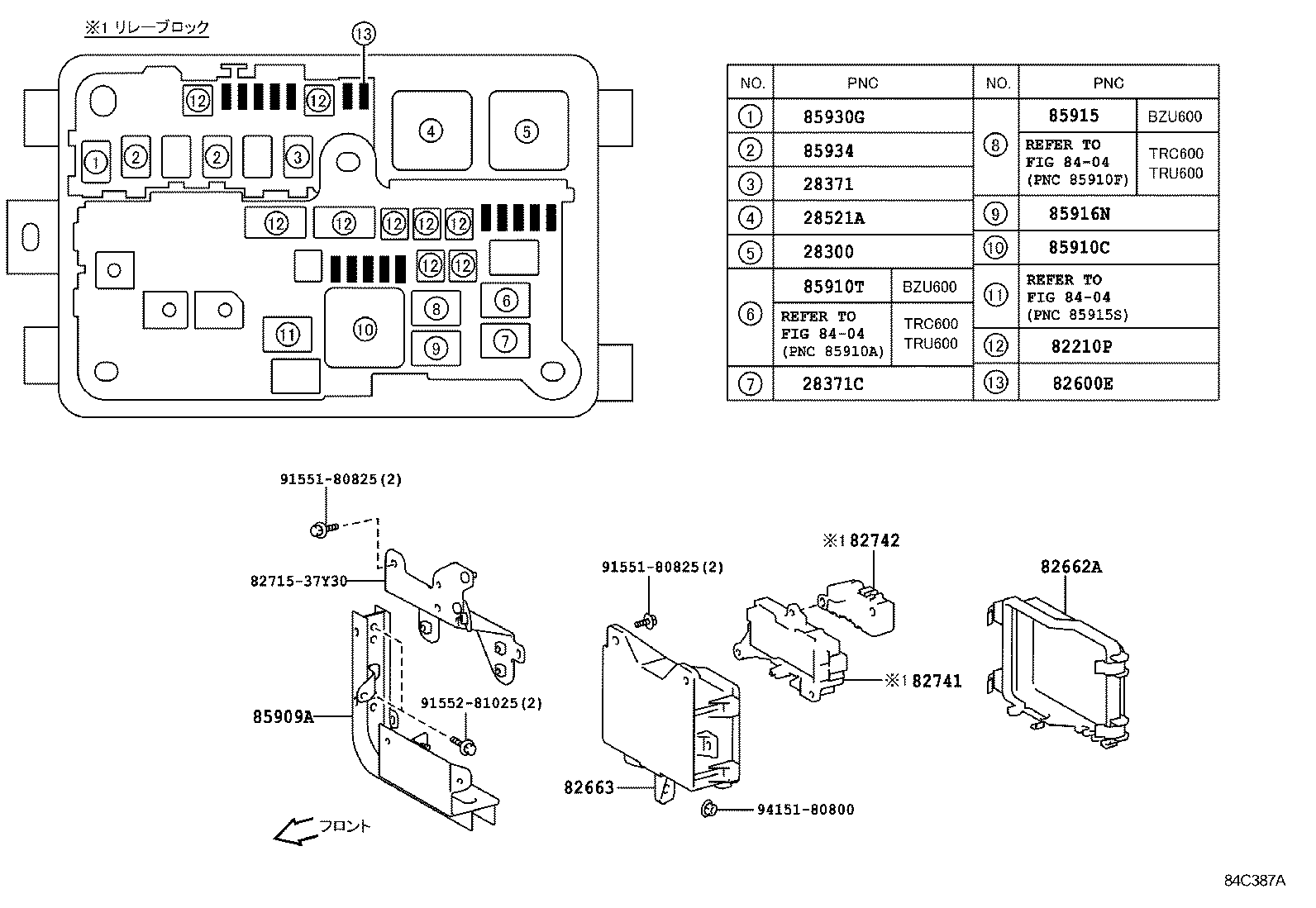  DYNA TOYOACE |  SWITCH RELAY COMPUTER