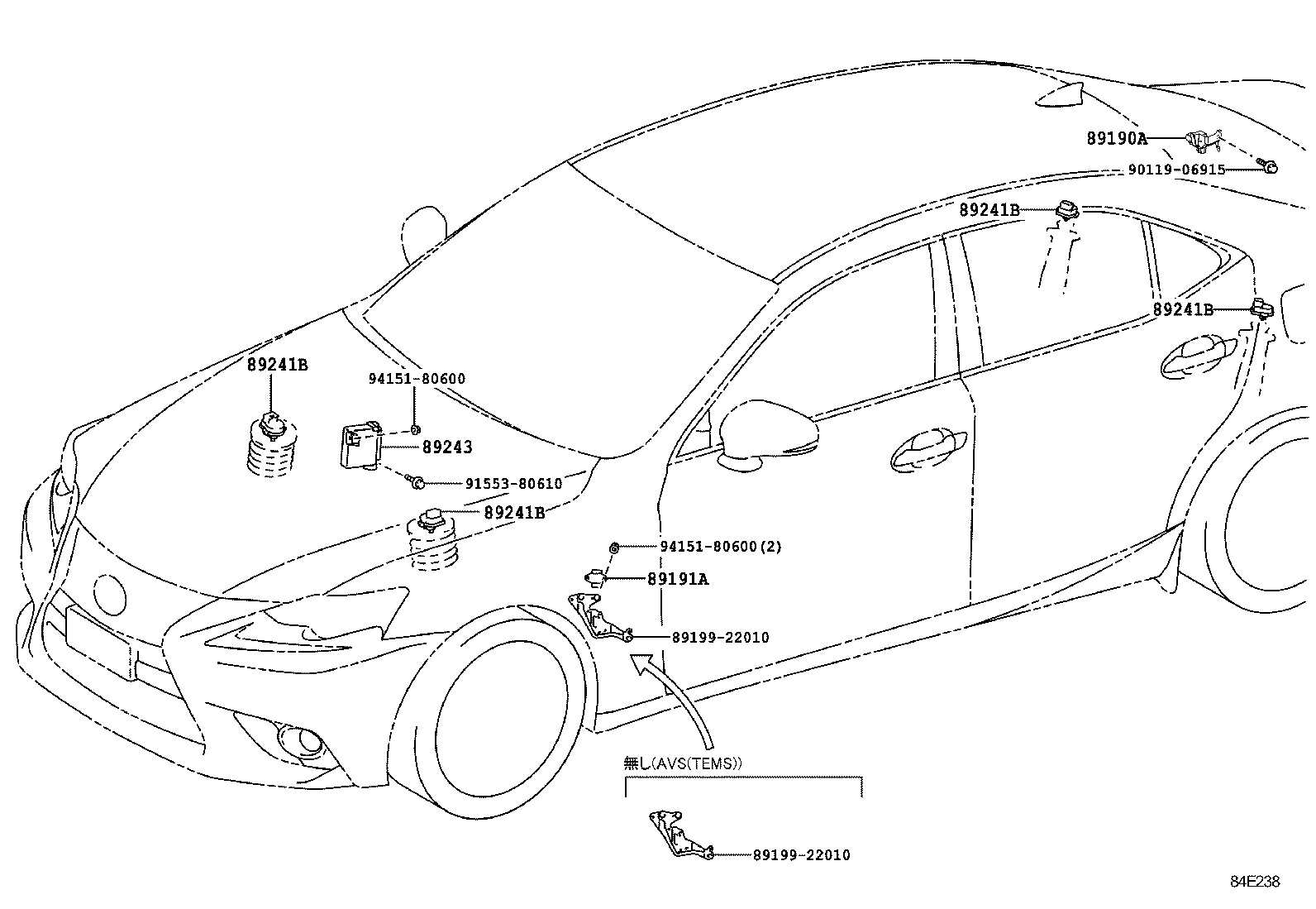  IS250 350 300H |  ELECTRONIC MODULATED SUSPENSION