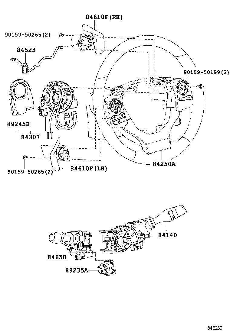  IS250 350 300H |  SWITCH RELAY COMPUTER