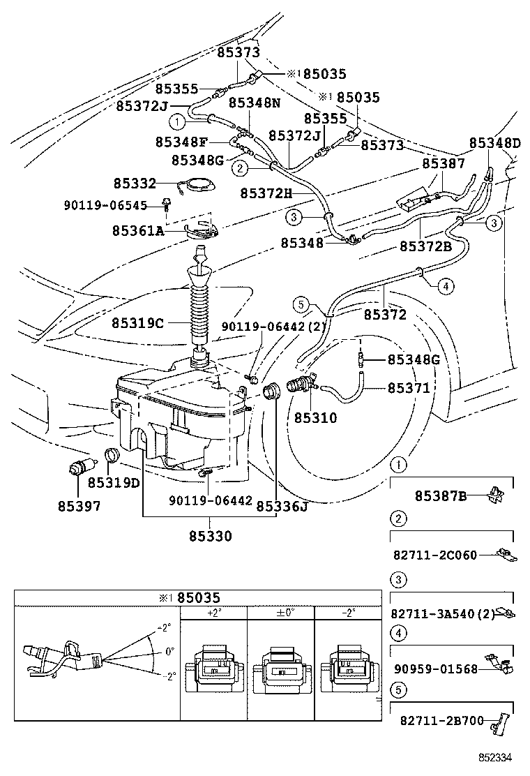  IS250C 350C |  WINDSHIELD WASHER