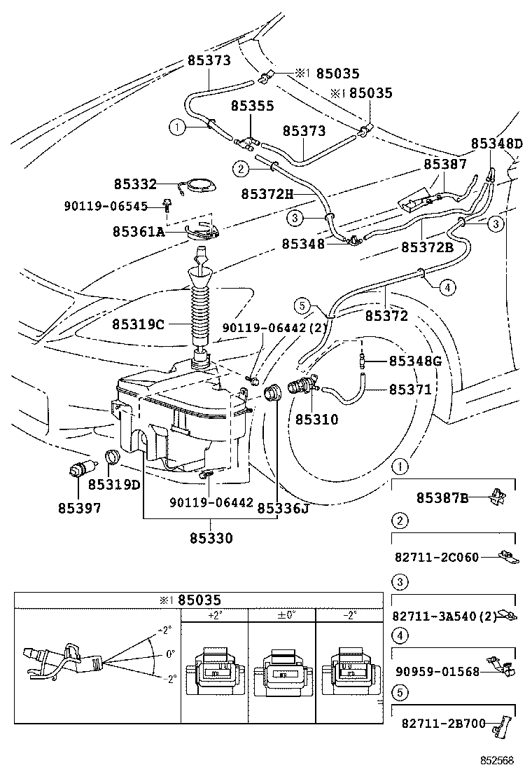  IS250C 350C |  WINDSHIELD WASHER