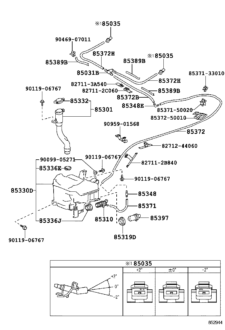  LS460 460L |  WINDSHIELD WASHER