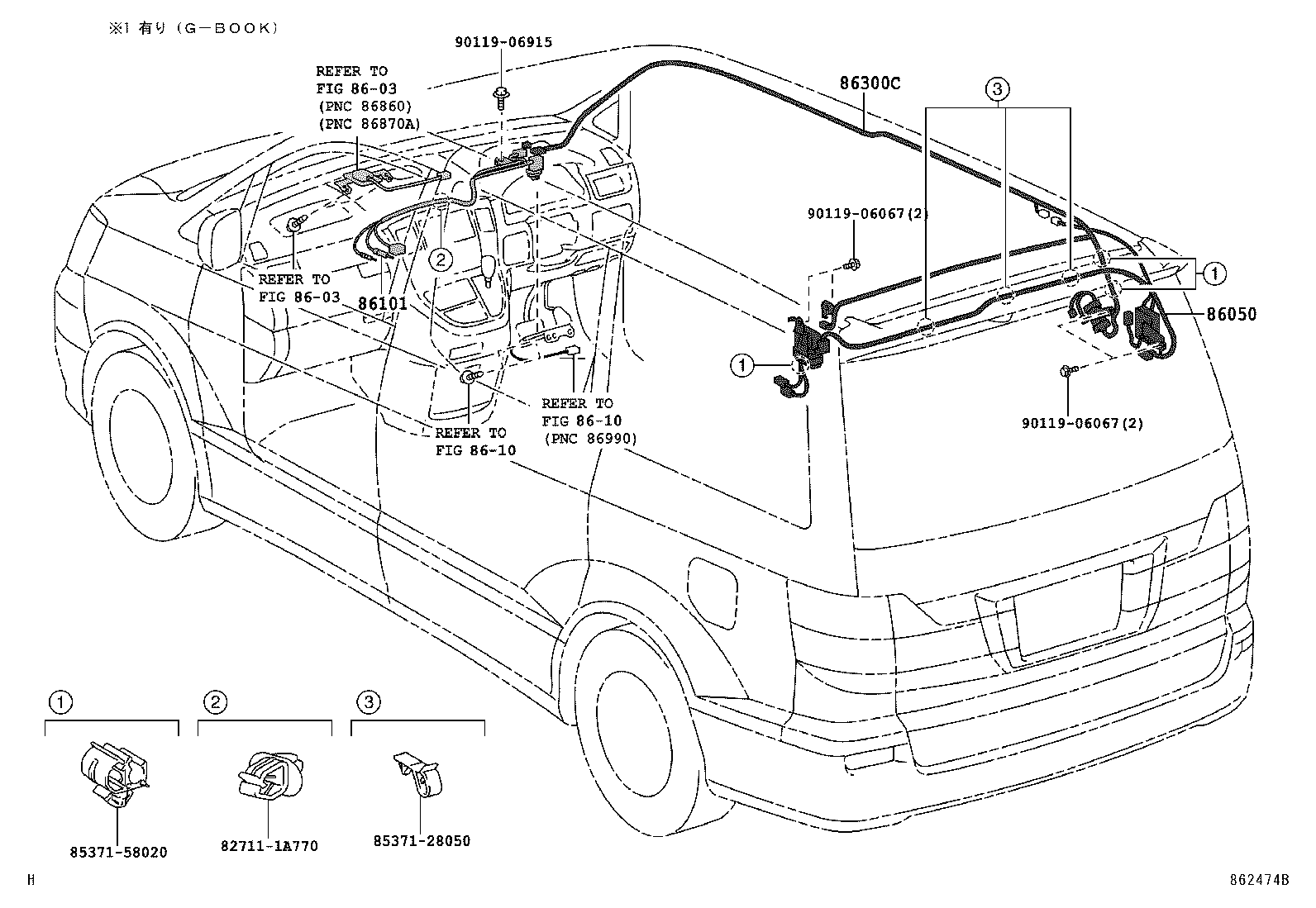  ALPHARD G V |  ANTENNA