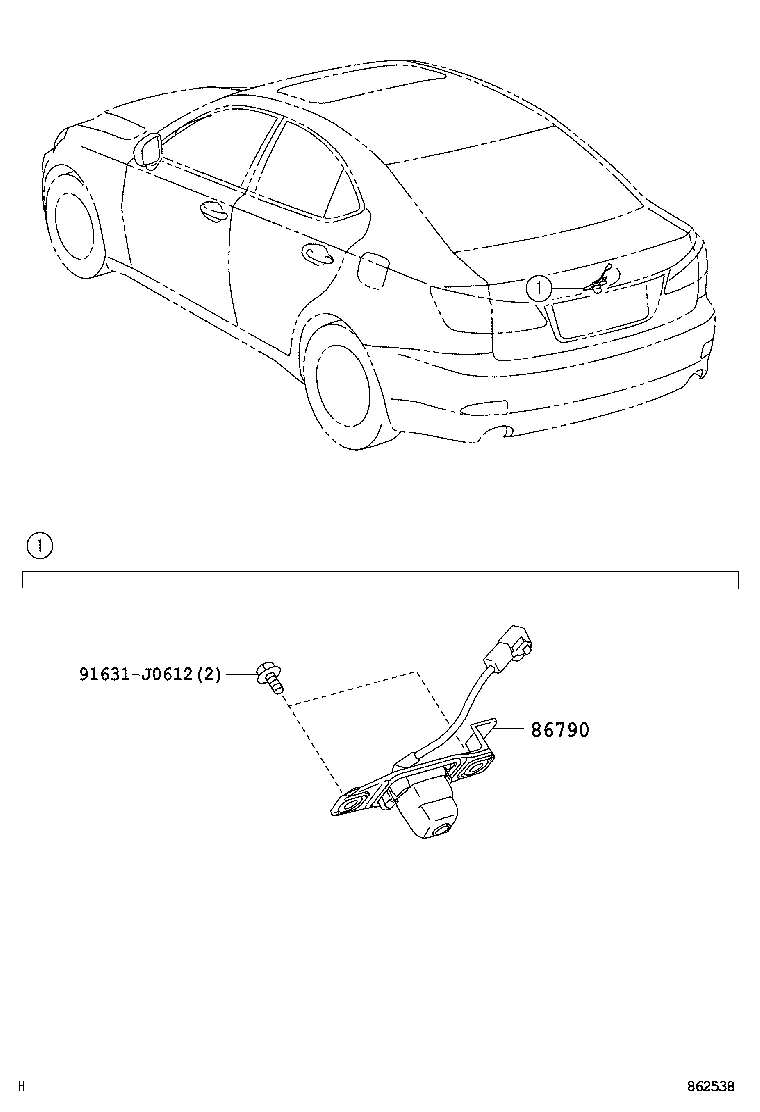  IS250 350 |  REAR MONITOR DISPLAY CAMERA