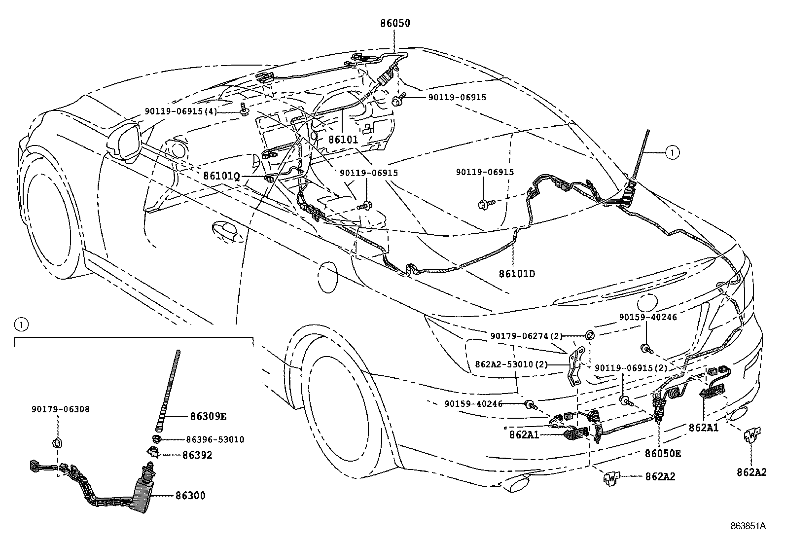  IS250C 350C |  ANTENNA