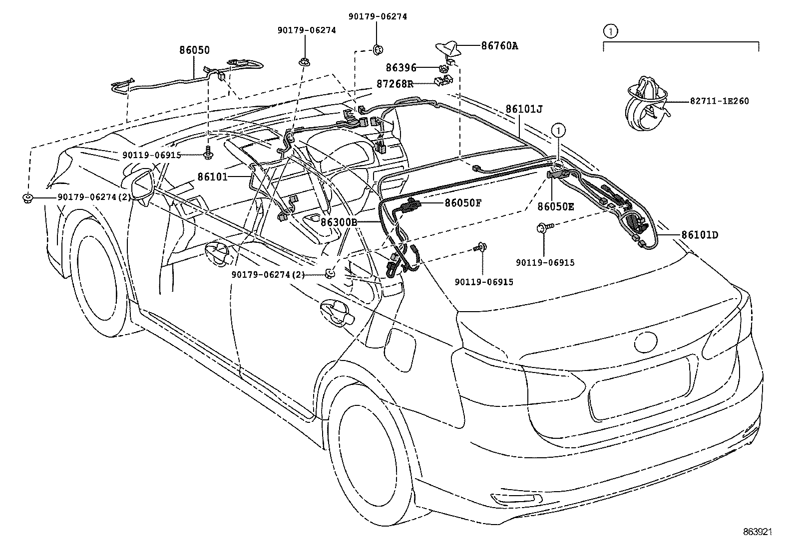  HS250H |  ANTENNA