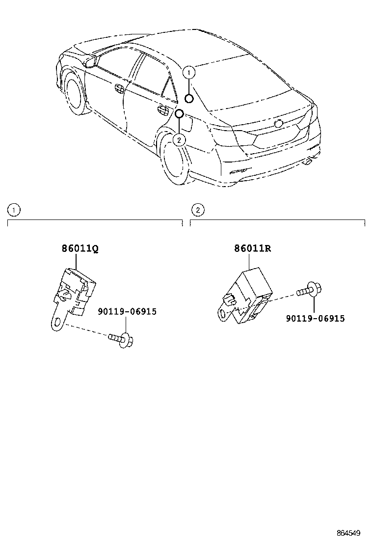  CAMRY HYBRID |  RADIO RECEIVER AMPLIFIER CONDENSER