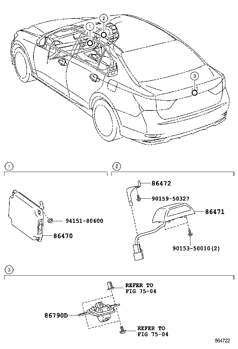  GS250 350 450H |  REAR MONITOR DISPLAY CAMERA