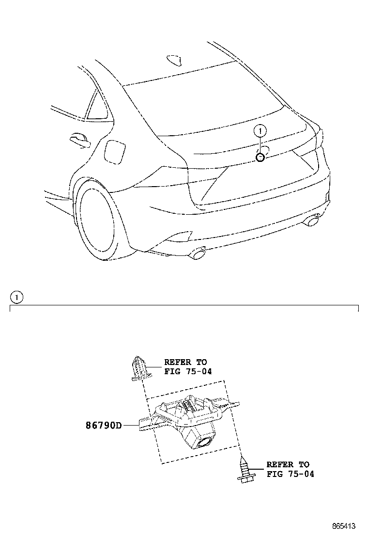  IS250 350 300H |  REAR MONITOR DISPLAY CAMERA