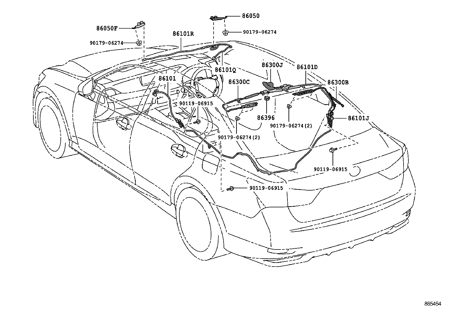  GS250 350 450H |  ANTENNA