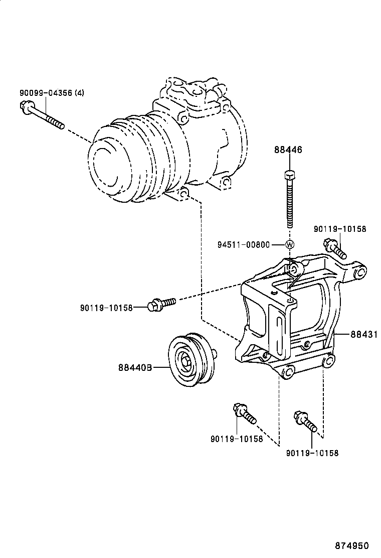  CROWN COMFORT SED |  HEATING AIR CONDITIONING COMPRESSOR