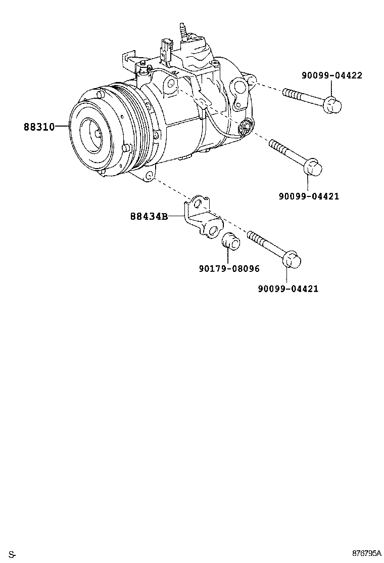  CROWN MAJESTA |  HEATING AIR CONDITIONING COMPRESSOR