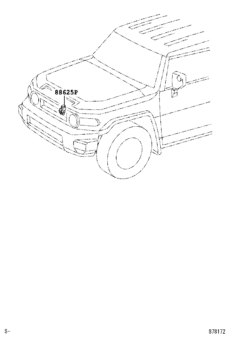  FJ CRUISER |  HEATING AIR CONDITIONING CONTROL AIR DUCT