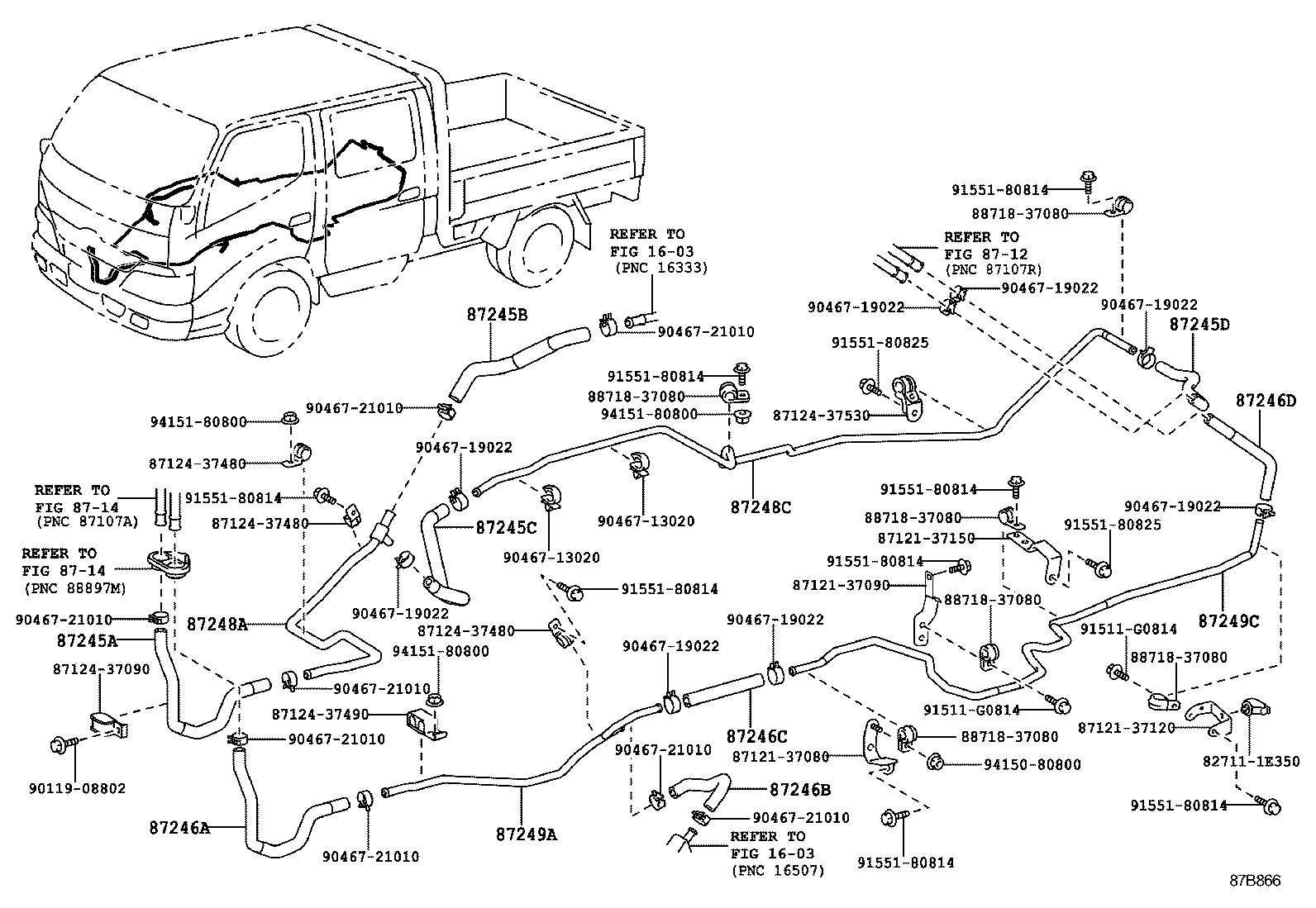  DYNA TOYOACE |  HEATING AIR CONDITIONING WATER PIPING