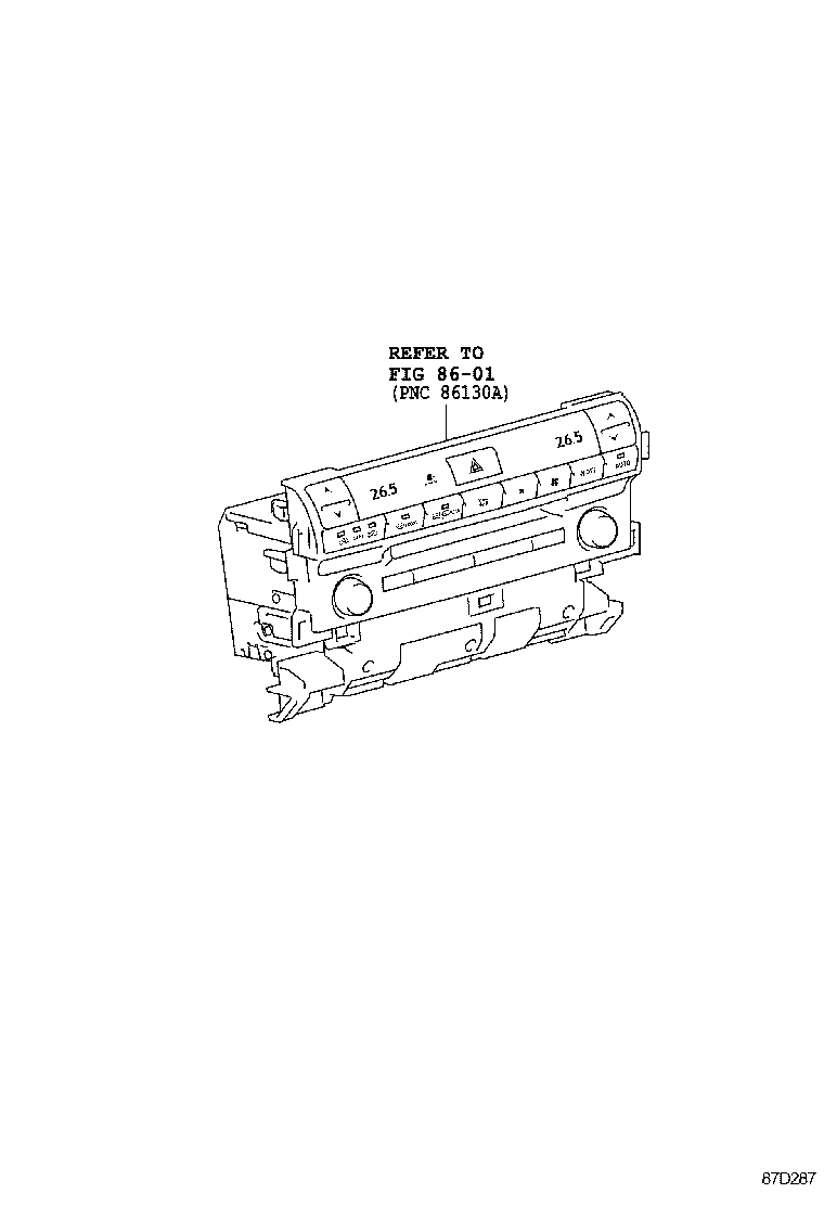  LS600H 600HL |  HEATING AIR CONDITIONING CONTROL AIR DUCT