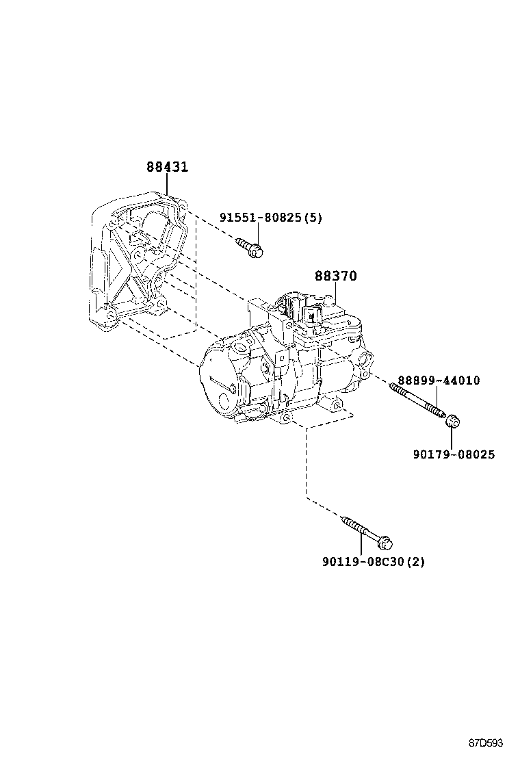  IS250 350 300H |  HEATING AIR CONDITIONING COMPRESSOR