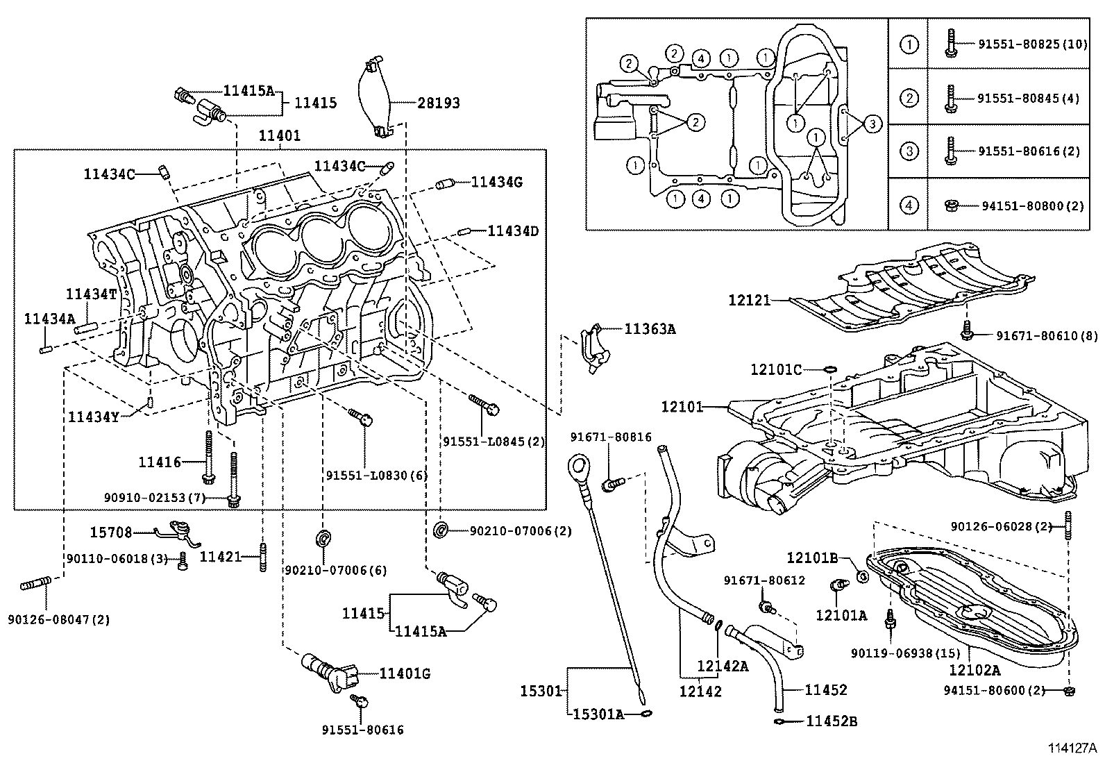  GS450H |  CYLINDER BLOCK