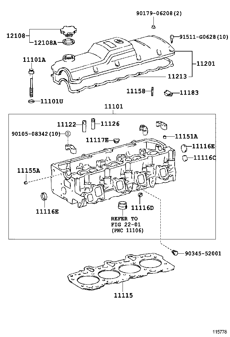  HILUX SURF |  CYLINDER HEAD