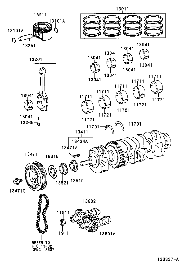  CAMRY |  CRANKSHAFT PISTON