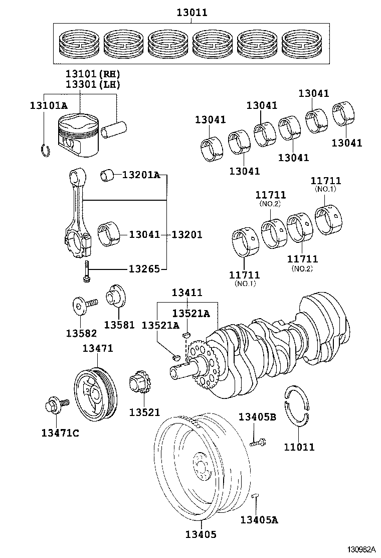  GS450H |  CRANKSHAFT PISTON