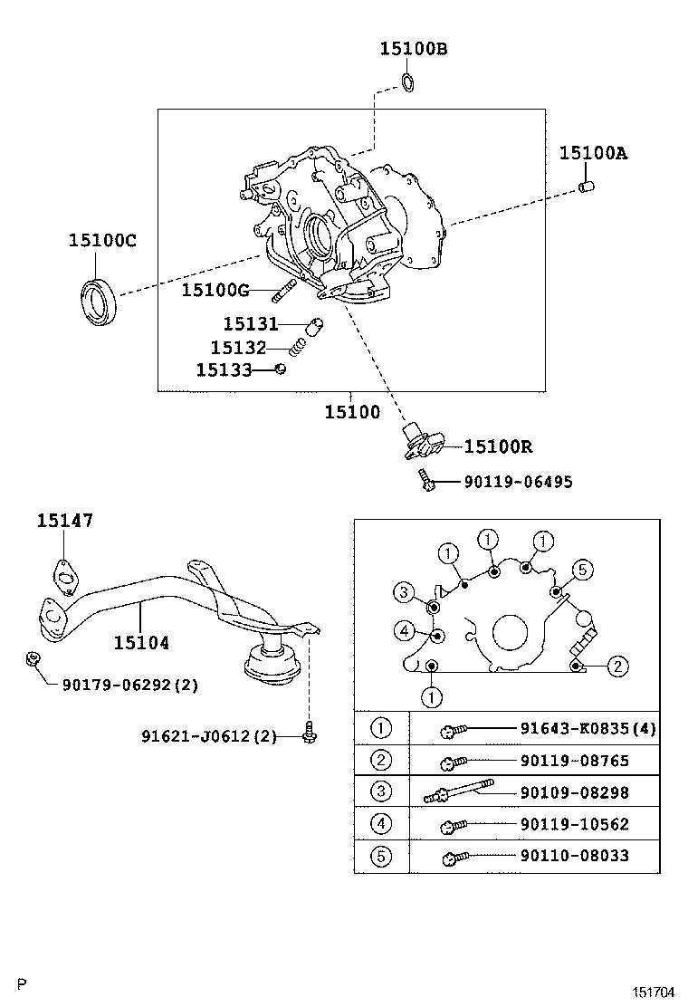  GS460 430 350 |  ENGINE OIL PUMP