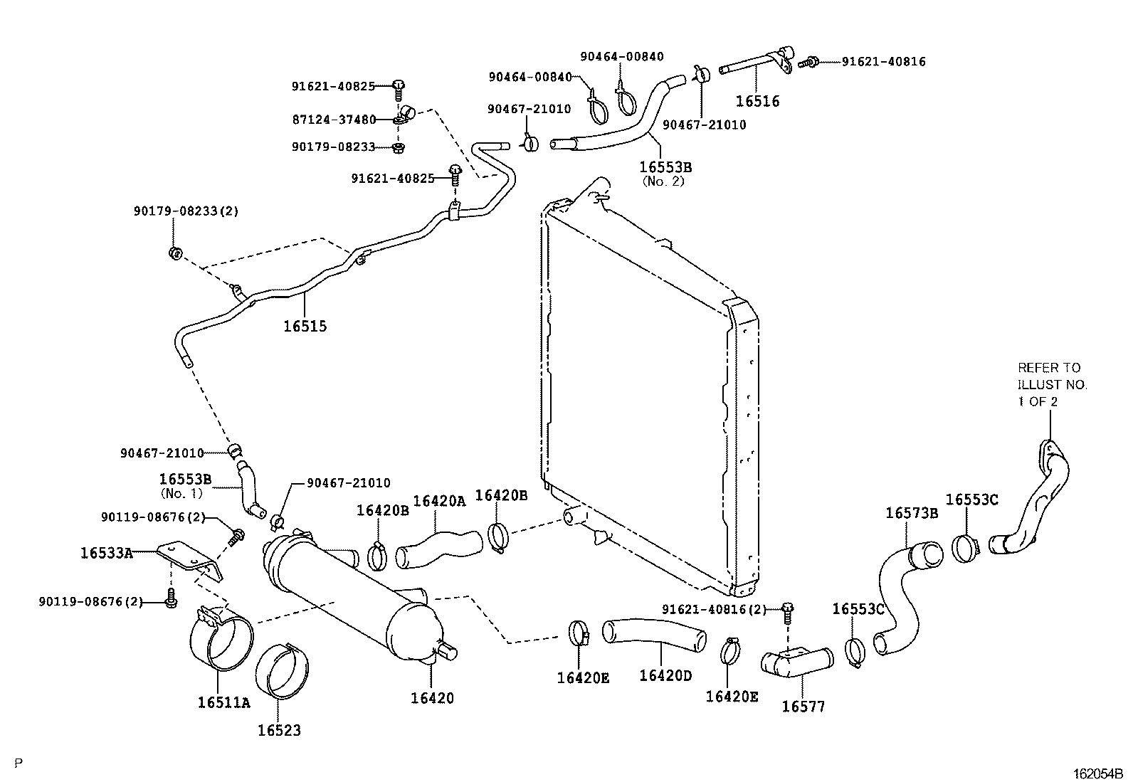  DYNA TOYOACE |  RADIATOR WATER OUTLET