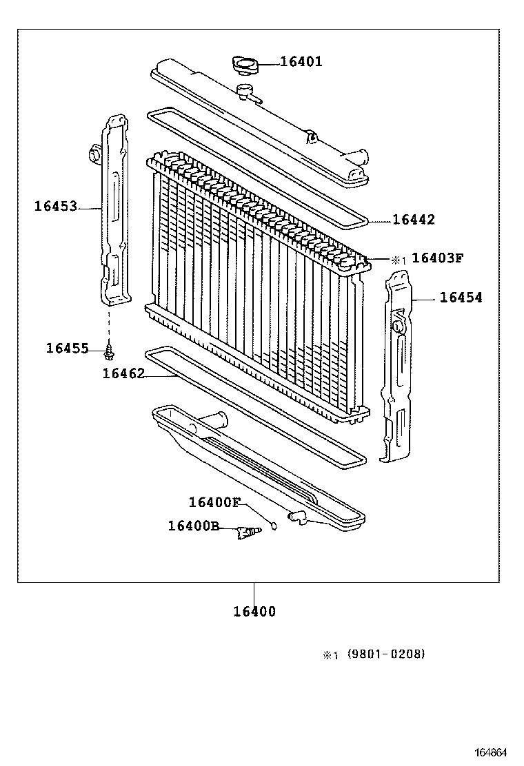  LAND CRUISER 100 |  RADIATOR WATER OUTLET