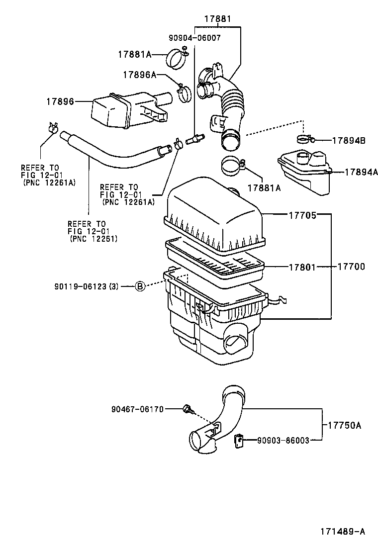  HARRIER |  AIR CLEANER