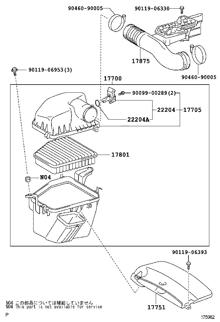  GS460 430 350 |  AIR CLEANER