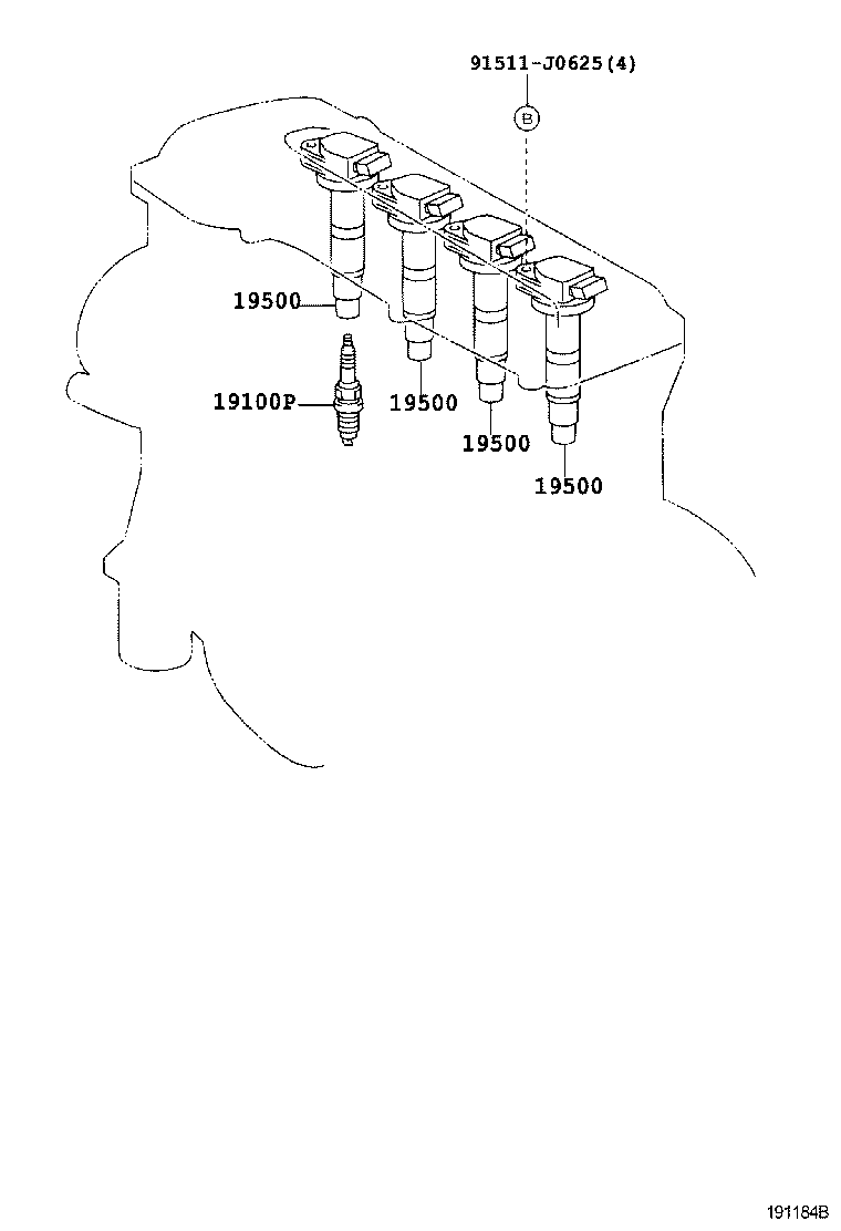  CAMRY |  IGNITION COIL SPARK PLUG