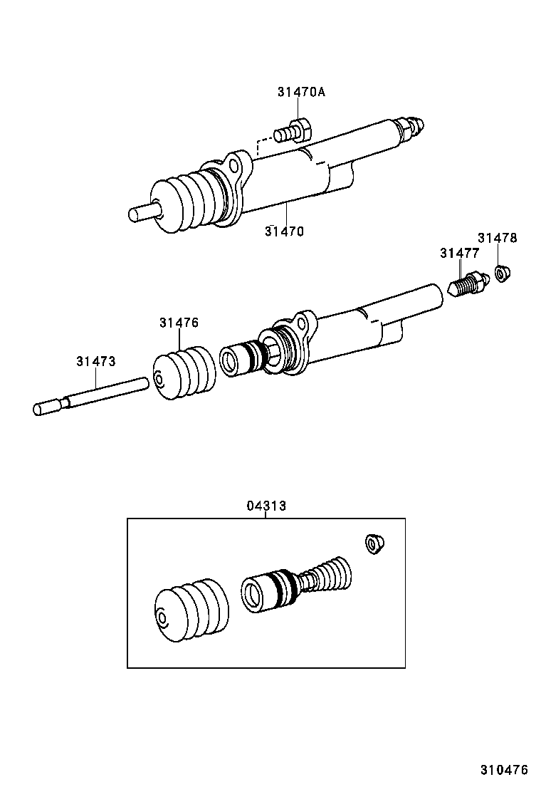  SOARER |  CLUTCH RELEASE CYLINDER