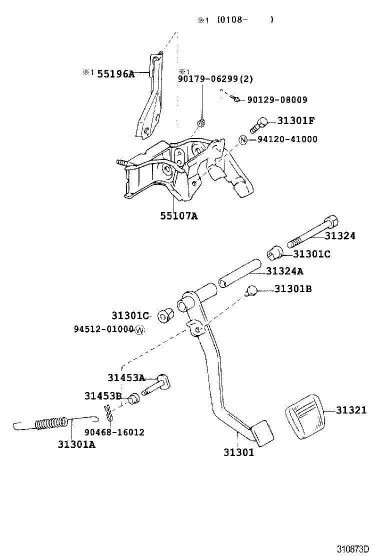  HILUX |  CLUTCH PEDAL FLEXIBLE HOSE