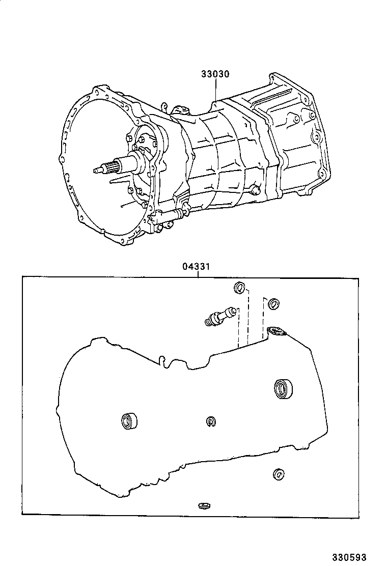  HILUX |  TRANSAXLE OR TRANSMISSION ASSY GASKET KIT MTM