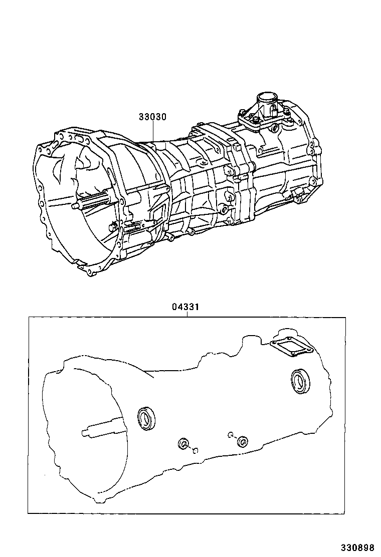  HILUX SURF |  TRANSAXLE OR TRANSMISSION ASSY GASKET KIT MTM