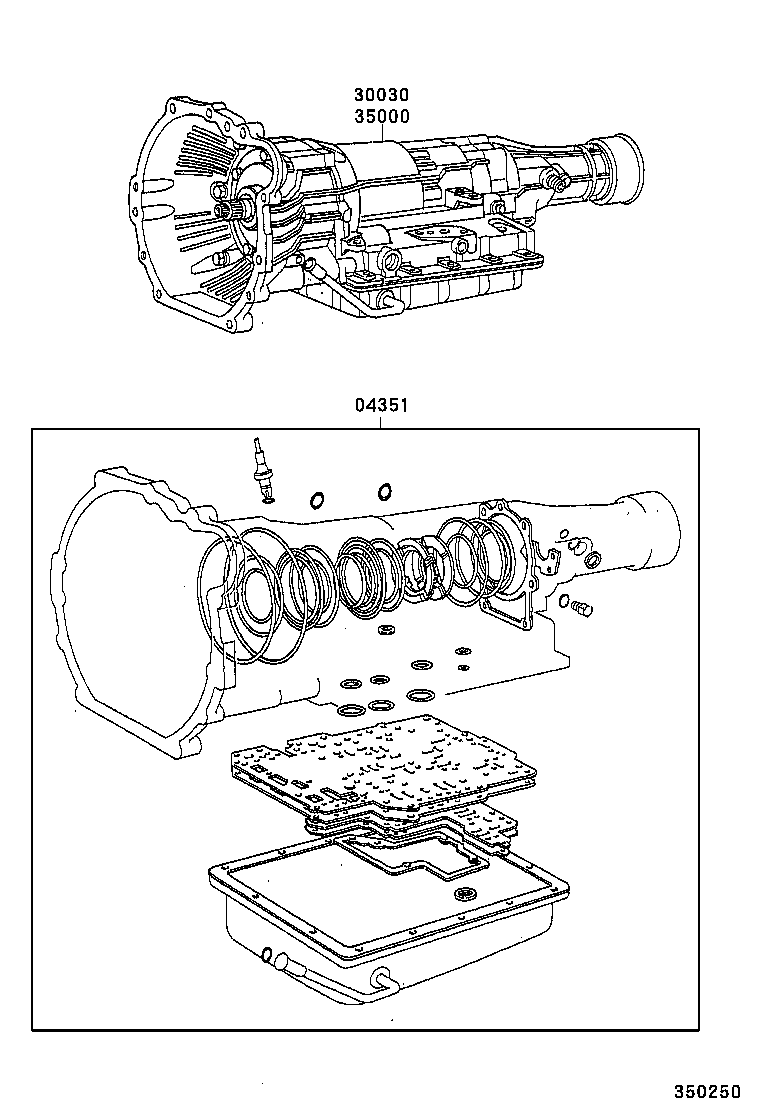  MARK 2 |  TRANSAXLE OR TRANSMISSION ASSY GASKET KIT ATM