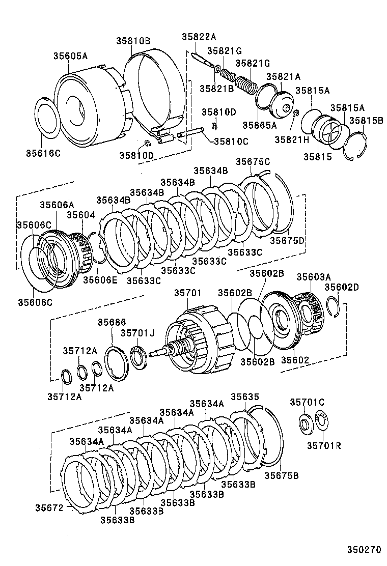  CHASER |  BRAKE BAND MULTIPLE DISC CLUTCH ATM