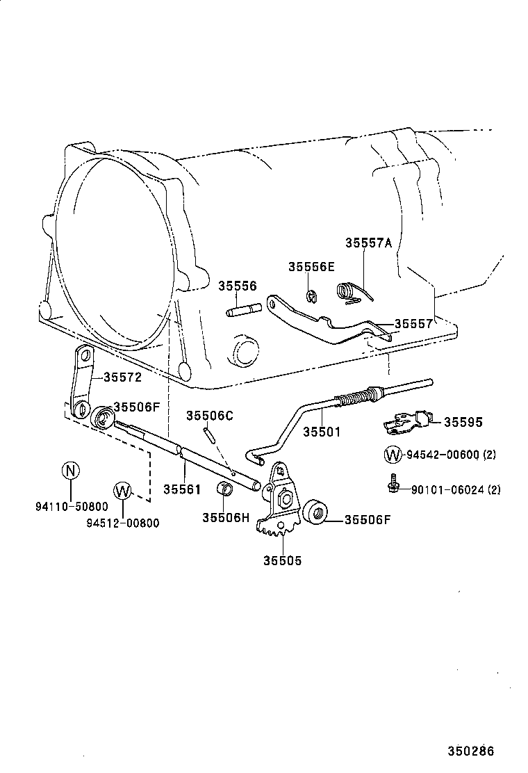  MARK 2 |  THROTTLE LINK VALVE LEVER ATM