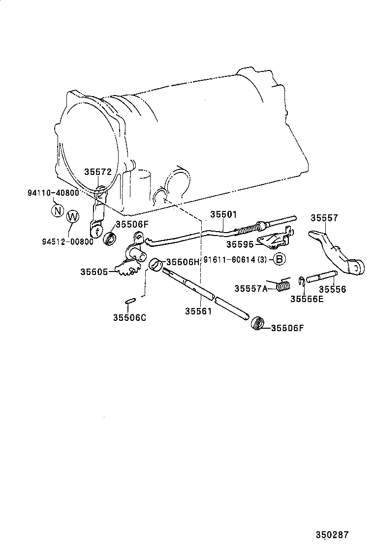  CHASER |  THROTTLE LINK VALVE LEVER ATM