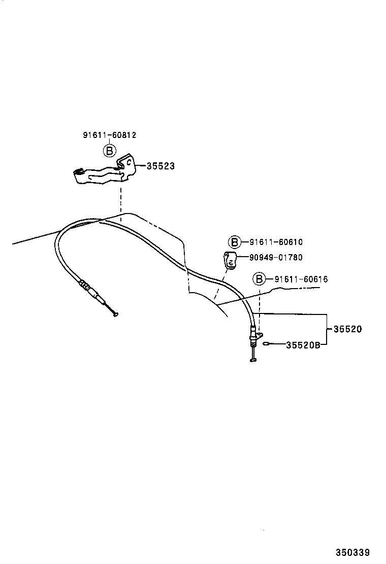  CHASER |  THROTTLE LINK VALVE LEVER ATM